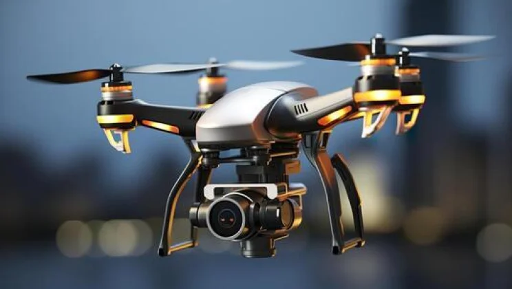 Drone stock image