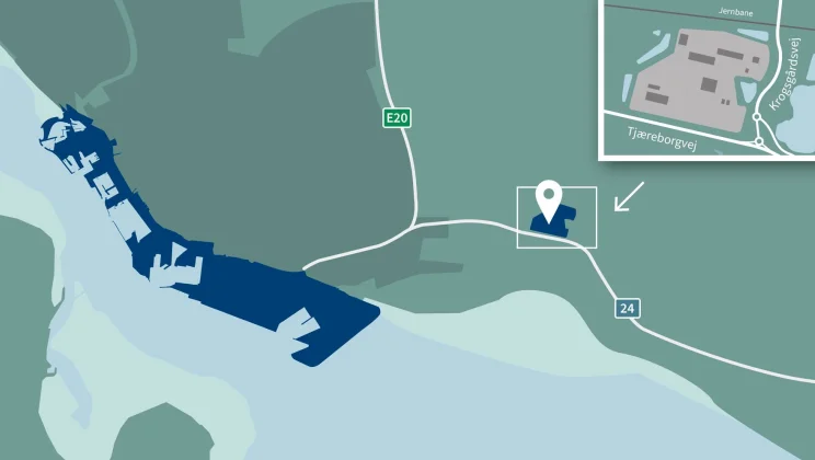 Kort indsejling Dry Port 2